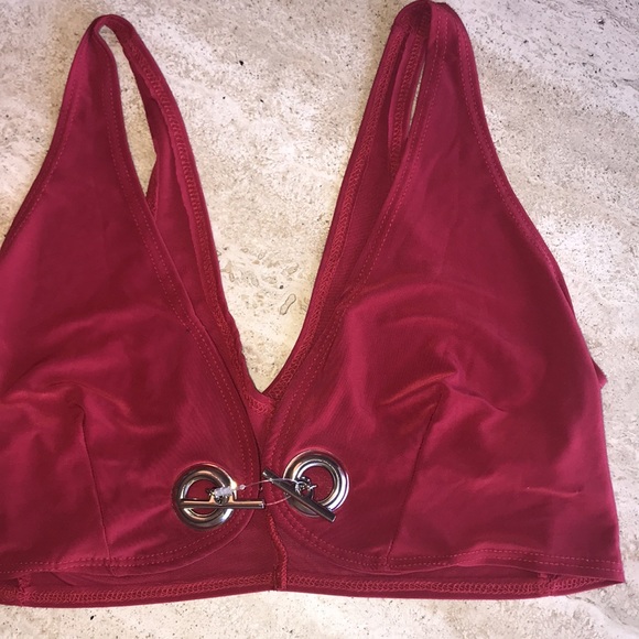 🔥NWOT Sexy Red with silver hardware bikini🔥 - Picture 6 of 8